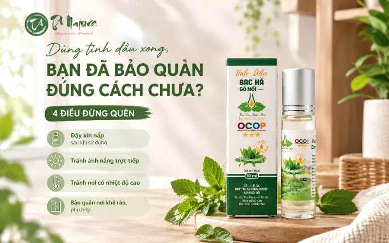 5 Điều Cần Lưu Ý Để Bảo Quản Tinh Dầu Đúng Cách